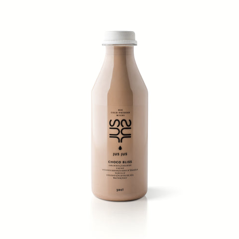 Jus Jus│Choco Bliss: Cold-Pressed Almond, Cacao, Maple Syrup, Sea Salt, Water│100% Organic