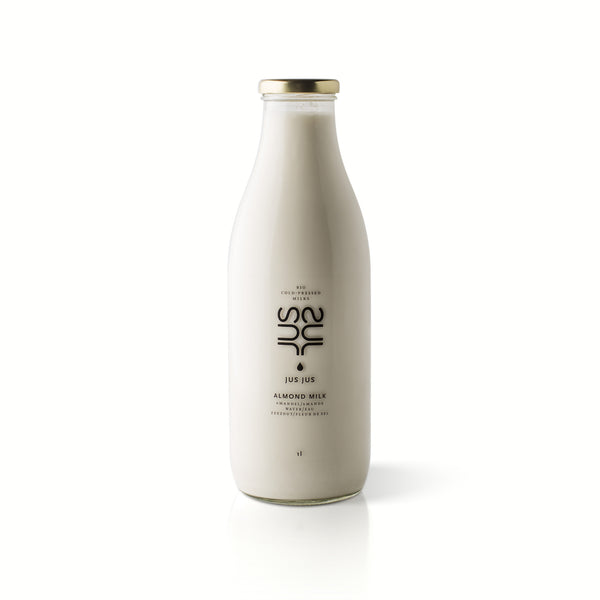 Jus Jus │Almond Milk: Cold-Pressed Almond, Water, Sea Salt│100% Organic